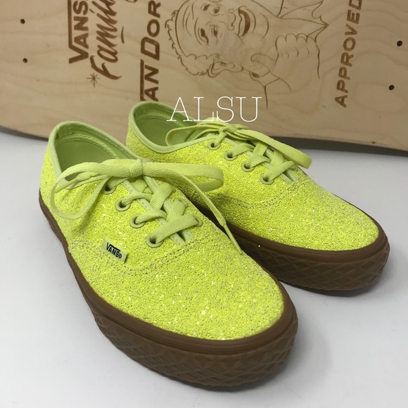 VANS Authentic Ice Cream Glitter Yellow W AUTHENT - Picture 2 of 7